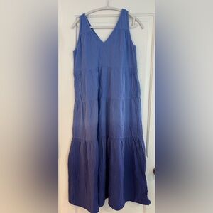 Marine Layer Corinne Ombré Gauze Dress